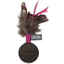Игрушка для котов Joyser Cat Ball Pink мяч с пером и кошачьей мятой 13х3.5х3.5 см: Производитель Joyser
