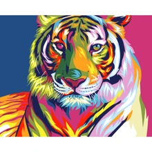 Картина по номерам Brushme Тигр поп-арт GX9203: Производитель Brushme