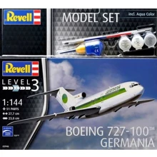 Подарочный набор Revell Самолет Boeing 727-100 Germania 1:144 (63946): Производитель Revell