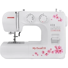 Швейна машина Janome My Excel 55: Максимальна ширина строчки, мм 5