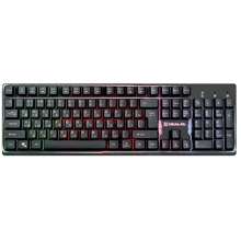 Клавиатура REAL-EL Comfort 7011 Backlit Black (EL123100043): Подключение проводное
