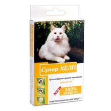 Противопаразитарный ошейник Круг NEW Супер Хелп для котов фипронил (4820098820344): undefined undefined