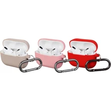 Чехол для наушников ArmorStandart Silicon with hook 3in (Pink, Pink Sand, Red) for Apple AirPods Pro: Тип Чехол