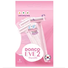 Dorco EVE Женский одноразовый станок 2 лезвия 3 шт.: Вид Бритвенные станки