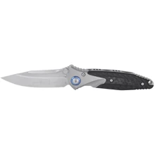 Нож Microtech Socom Bravo Mini S/E Titanium Bead Blast Standart Blue CF (260M-7CFTI): Тип ножа Карманный