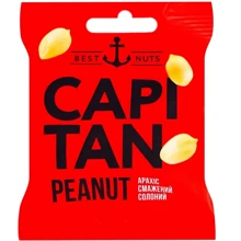 Арахис жареный соленый Capitan 30 г (4820240031864): Вес нетто 30 г