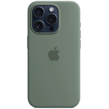 Чехол для iPhone Apple for iPhone 15 Pro Max Silicone Case with MagSafe Cypress (MT1X3) : Цвет зеленый