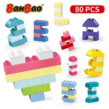 Конструктор BanBao Великі блоки Цікаві цифри, 80 деталей (ЕТ982): Виробник BanBao