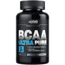 Аминокислота для спорта VPLab BCAA Ultra Pure 120 capsules: Вкус Без вкуса