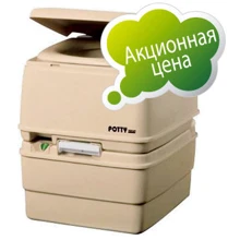 Биотуалет Биотуалет Thetford Potty Toilet High Luxe: Система смыва механическая помпа