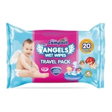Дитячі вологі серветки Ultra Compact Angels Baby 20 шт без клапана: Виробник Ultra Compact