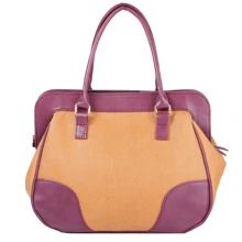 Женская сумка саквояж Laskara коричневая (LK-10246-straw-cognac): Пол Женский
