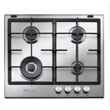 Варильна поверхня газова Whirlpool GMF 6422/IX: Розташування панелі спереду