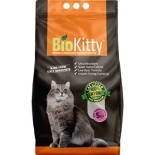 Наполнитель BioKitty Compact Size из белого бентонита (0.6-2.2 мм) Baby Powder 5 л (BK.C.5.2.a): Вид Минеральный