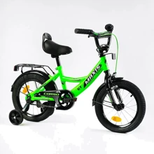 Детский велосипед Corso Maxis 14" зеленый (CL-14551): Тип 2х колесный велосипед