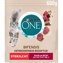 Сухой корм беззерновой комплекс Purina One Grain Free Bifensis для взрослых стерилизованных кошек с говядиной 600 г (8445290455857): Тип Сухой корм