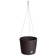 Горшок для цветов Prosperplast Rato Round WS 8.9 л коричневый с цепочкой: Производитель Prosperplast