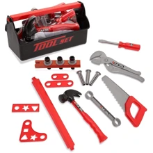 Игрушечные инструменты Tool Set - ящик с инструментами, 19 шт (KY1068-301): Производитель Tool Set