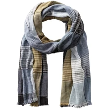 Мужской шарф Camel Active Shawl сине-коричневій (407230-2V23-47): Пол Мужской