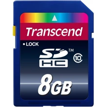 Карта пам'яті Transcend 8GB SDHC Class 10 (TS8GSDHC10): Тип карти SDHC