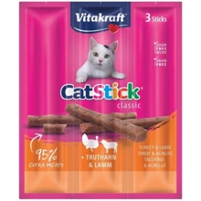 Ласощі для котів Vitakraft м'ясні палички з індичкою та ягням 3 шт 6 г (24192): Вид Снеки