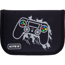 Пенал без наполнения Kite Education Gamer K21-622-4, 1 отделение, 2 отворота: Год выпуска коллекции 2021