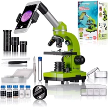Мікроскоп Bresser Junior Biolux SEL 40x-1600x Green з набором для дослідів та адаптером для смартфона (8855600B4K000): Тип Оптические