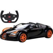 Машинка на радиоуправлении Bugatti Grand Sport Vitesse Rastar 70460 черная, 1:14: Класс Гоночный