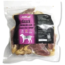 Ласощі AnimAll Snack Вуха кролика з м'ясом качки 500 г (178,724): Виробник AnimAll