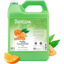 Шампунь Tropiclean Сладкий мандарин для собак и кошек концентрат 1:42 дезодорирующий 3.8 л (202665): Тип средства Шампуни