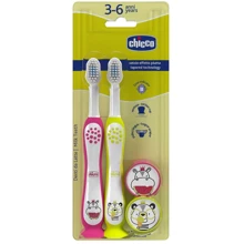 Зубная щетка Chicco 3-6 лет, 2 шт. (12084.00): Тип Зубная щетка