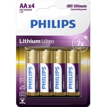 Philips AA bat Alkaline 4шт Lithium Ultra (FR6LB4A/10): undefined undefined