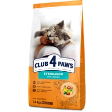 Сухой корм Club 4 Paws Premium Sterilised for adult sterilised cats With salmon с лососем для стерилизованных кошек 14 кг (4820215369497): Тип Сухой корм