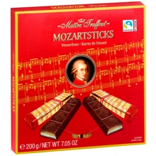 Цукерки Maitre Truffout Mozart Sticks палички з марципаном 200г: Вага, г 200