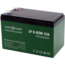 LogicPower 12В 12 Ач (6-DZM-12) (3536): Тип Аккумулятор