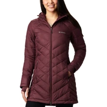 Куртка Columbia Heavenly™ Long Hooded Jacket 1738161-671 46 зимова бордова з капюшоном: Сезон Зима