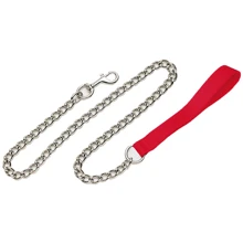 Поводок-цепочка Coastal Titan Chain Dog Leash для собак красный 0.6 смx1.2 м: Тип Поводок