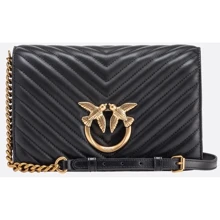 Жіноча сумка через плече PINKO LOVE CLICK CLASSIC SHEEP NAPPA чорна (100063A0GKZ99Q): Стать Женский