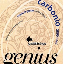 Струна для гитар Струны для классических гитар Genius Carbonio PROcoated GR90 (24-45) Hard Tension: Тип Комплект струн