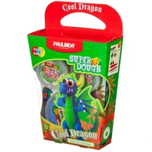 Масса для лепки Paulinda Super Dough Cool Dragon Дракон синий (PL-081378-16): Производитель PAULINDA