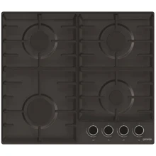 Варильна поверхня газова Gorenje G641BMB: Розташування панелі фронтальне