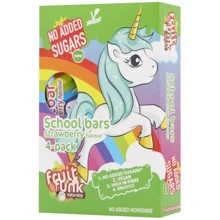 Батончик Fruit Funk Unicorn Полуничний 4х20 г (8719189354560): Вага, г 80