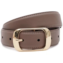 Жіночий ремінь Borsa Leather коричневий (CV1ZK158-goldtaupe): Стать Женский