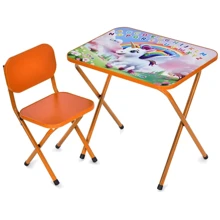Столик детский Bambi M 5967-7 складной со стульчиком: Тип набор