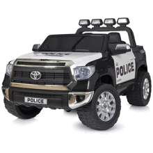 Дитячий поліцейський електромобіль Bambi Racer Toyota, чорно-білий (JJ2255EBLR-2-1): Вид джип