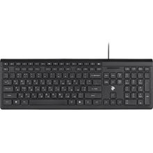 Клавиатура 2E KM1020 Slim USB Black (2E-KM1020UB): Подключение проводное
