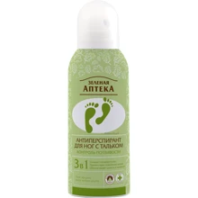 Зеленая аптека Антиперспирант для ног с тальком 150 ml: undefined undefined