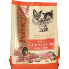 Сухой корм Ройчер Оптимальный Для кошек 400 г х 10 шт. (4820125431987-10): Тип Сухой корм