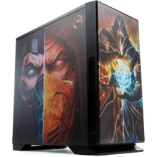 Корпус Vinga Black Widow FATALITY (01230011785): Форм-фактор материнской платы ATX