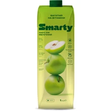 Сок Smarty яблочный 1л (2612000): Тип Соки